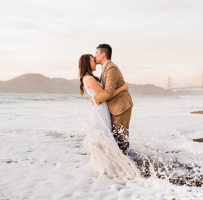 Baker Beach Engagement photo session