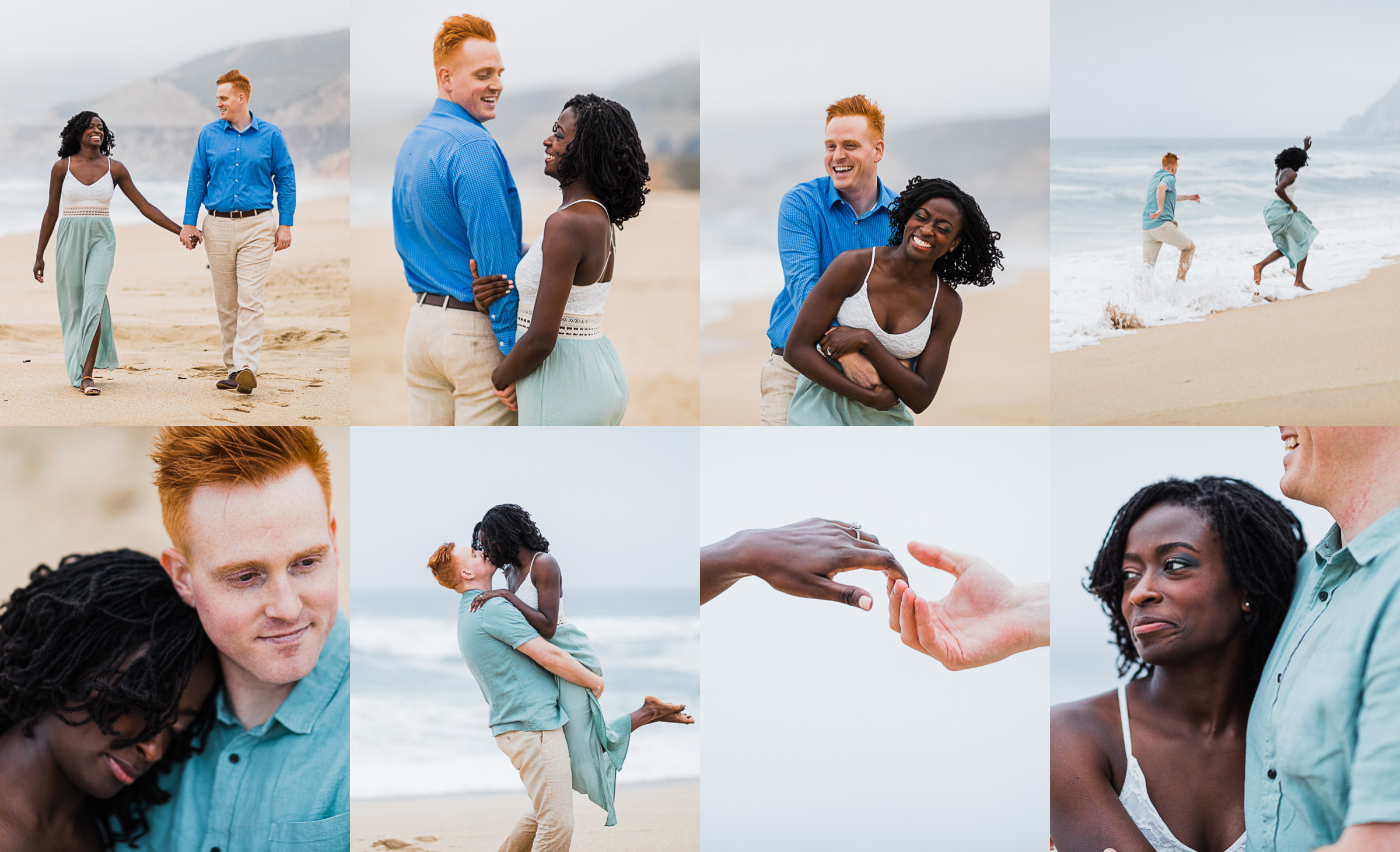 Montara Beach Engagement Session